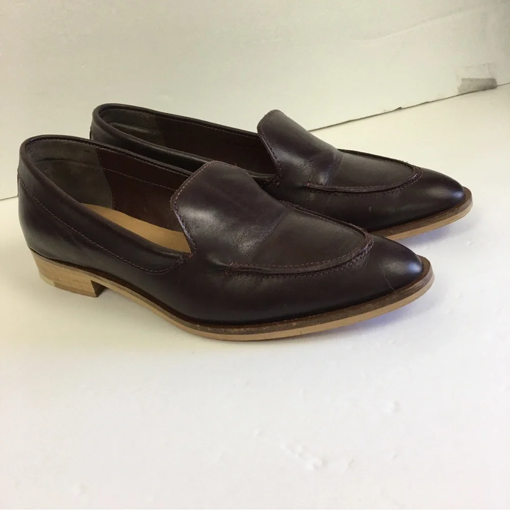 EVERLANE The Modern Loafer In Burgundy Made In Italy As Seen On Angelina Jolie